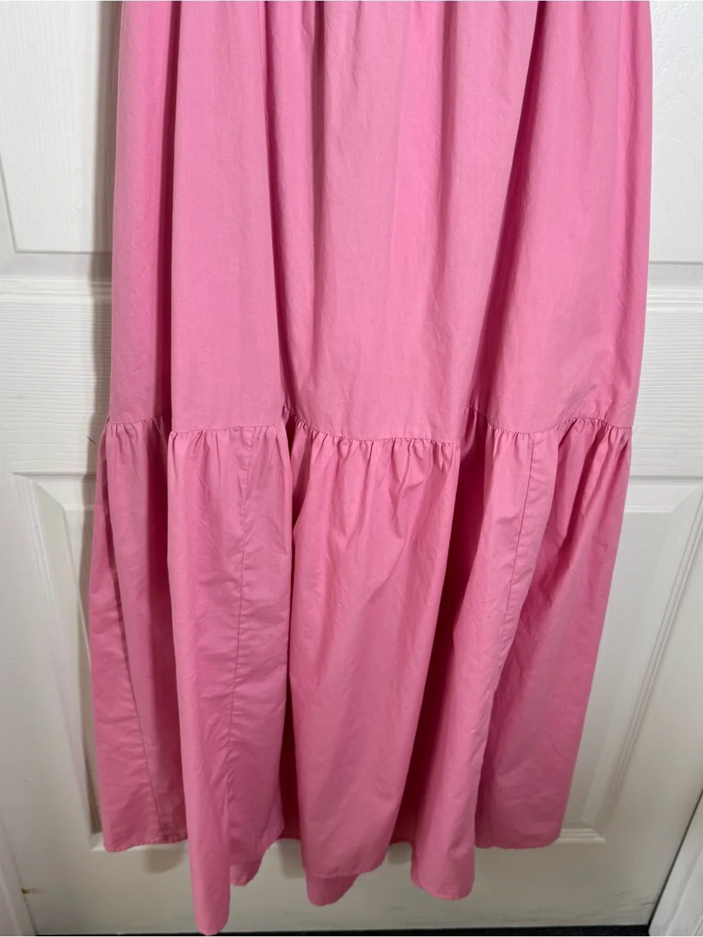 Abercrombie & Fitch Pink Open‎ Back Maxi Dress XLP Petite